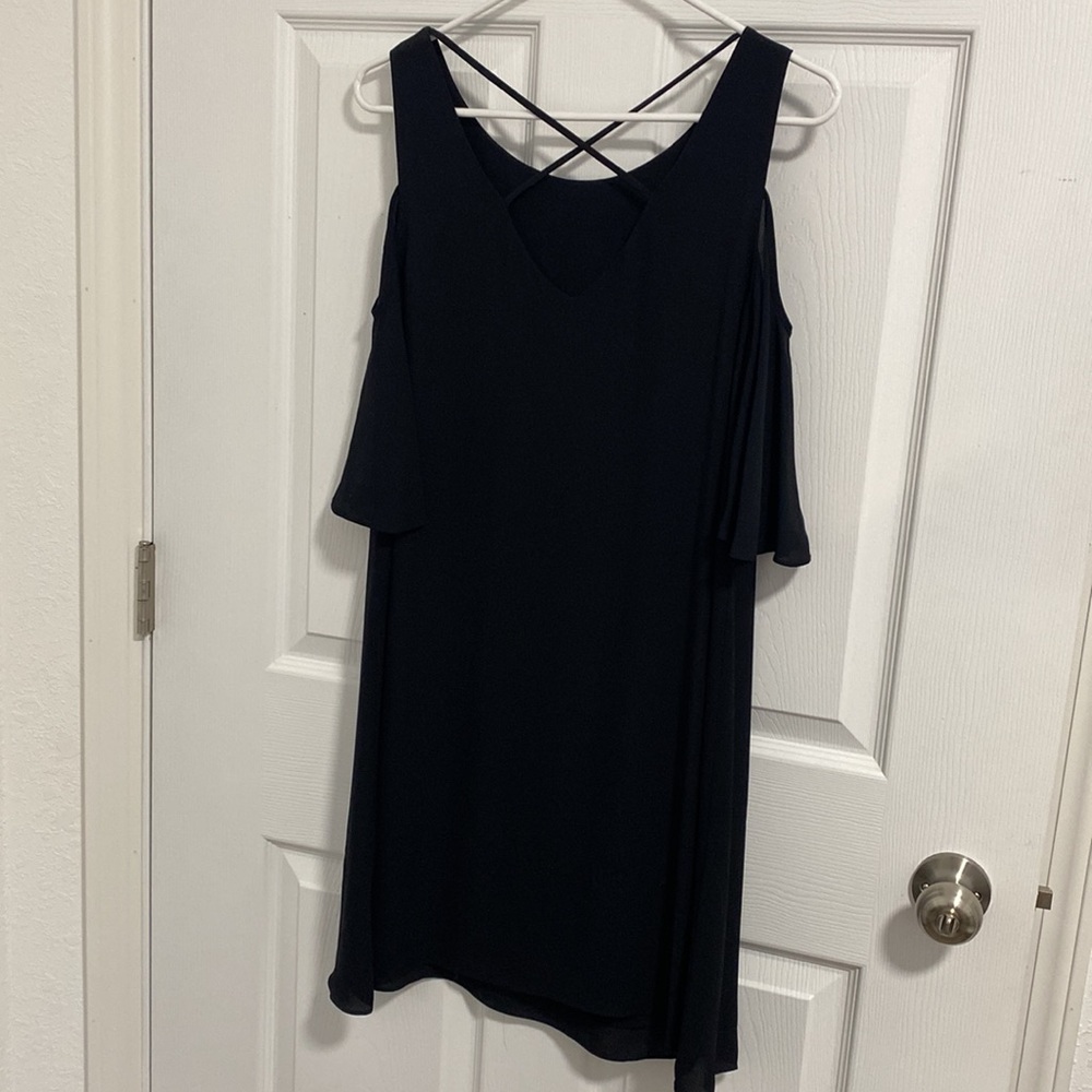 Black knee high dress. - Picture 2 of 5